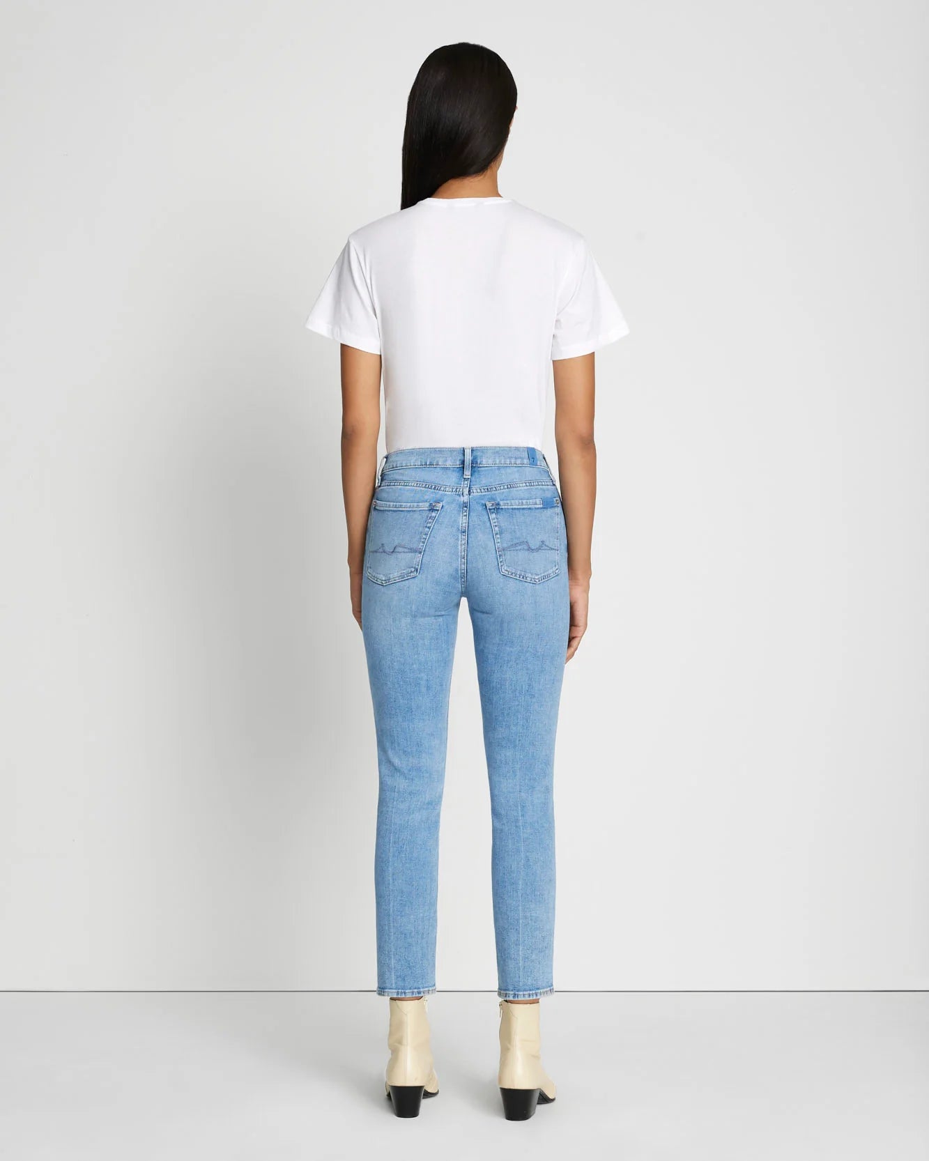 7 For All Mankind Jean - Roxanne Ankle - Blue