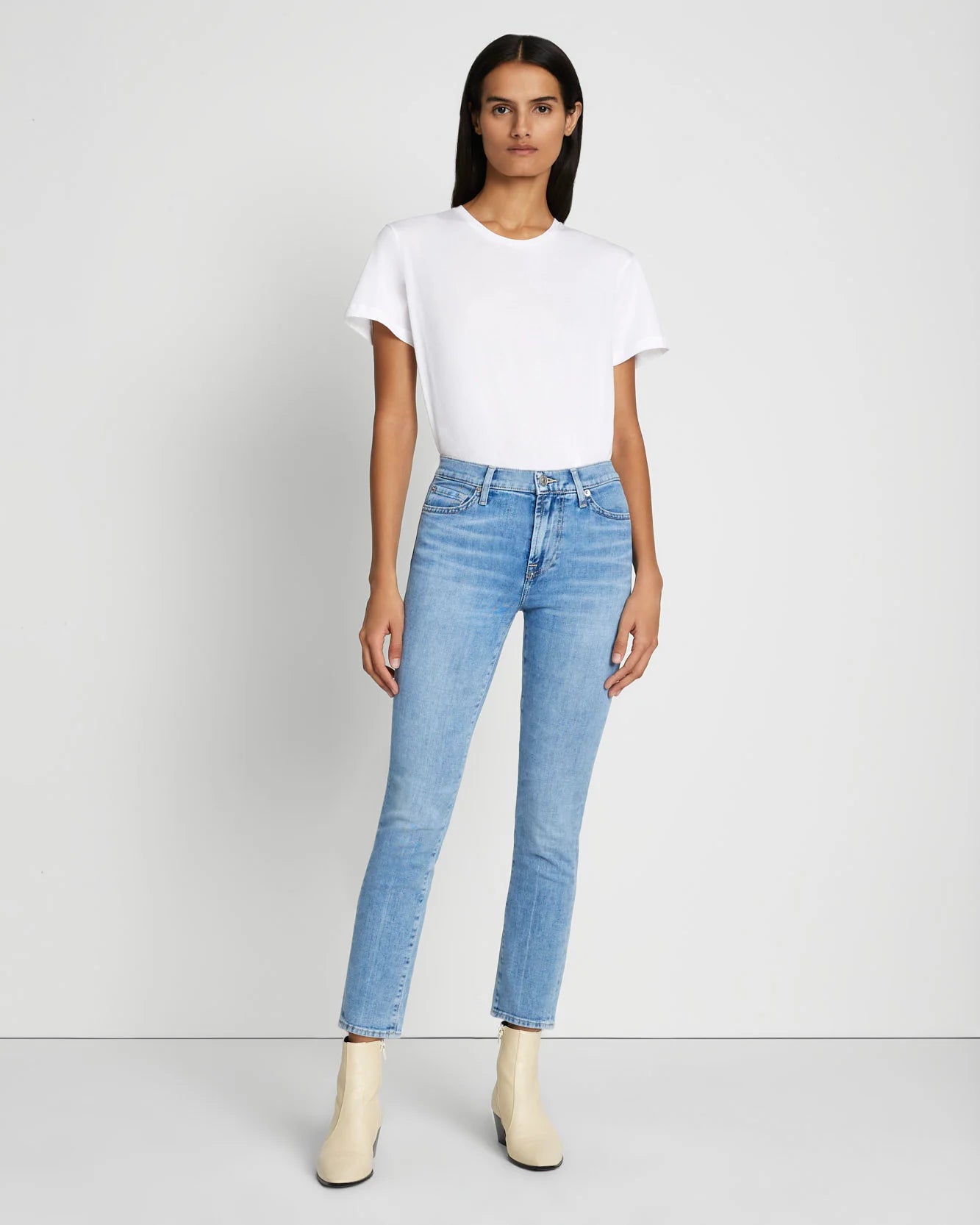 7 For All Mankind Jean - Roxanne Ankle - Blue