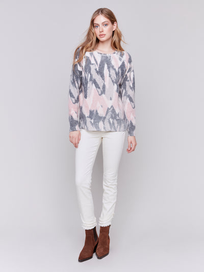 Charlie B Top - Reversible Sweater - Wood Rose