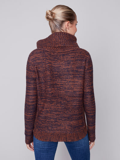 Charlie B Top - Cable Knit - Cinnamon