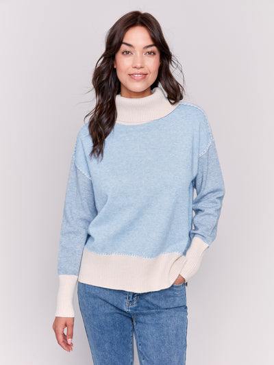 Charlie B Top - Stitch Sweater - H Frost