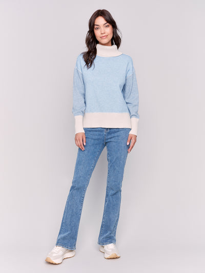 Charlie B Top - Stitch Sweater - H Frost