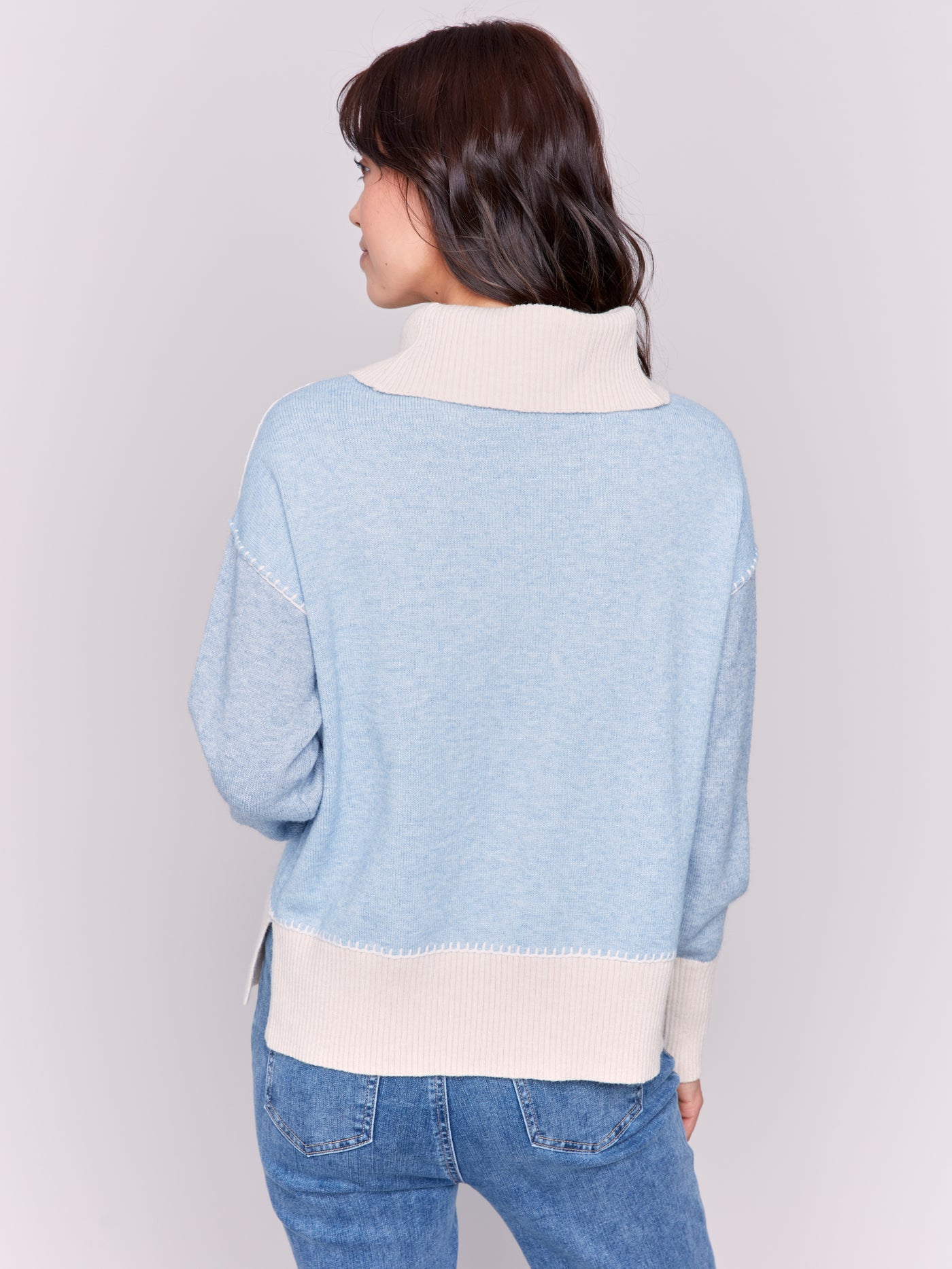 Charlie B Top - Stitch Sweater - H Frost