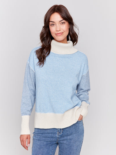 Charlie B Top - Stitch Sweater - H Frost