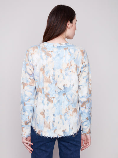 Charlie B Top - Reversible Sweater - Vapor Print