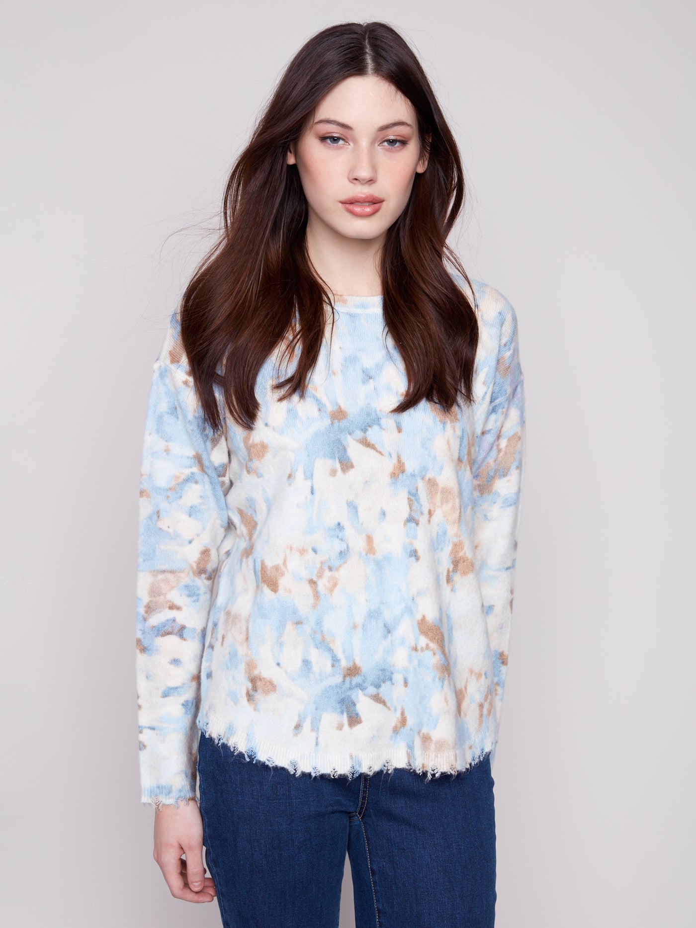 Charlie B Top - Reversible Sweater - Vapor Print