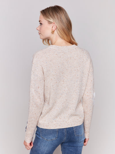 Charlie B Top - Flower Power - Truffle