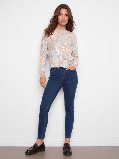 Charlie B Top - Printed Knit - Baroque