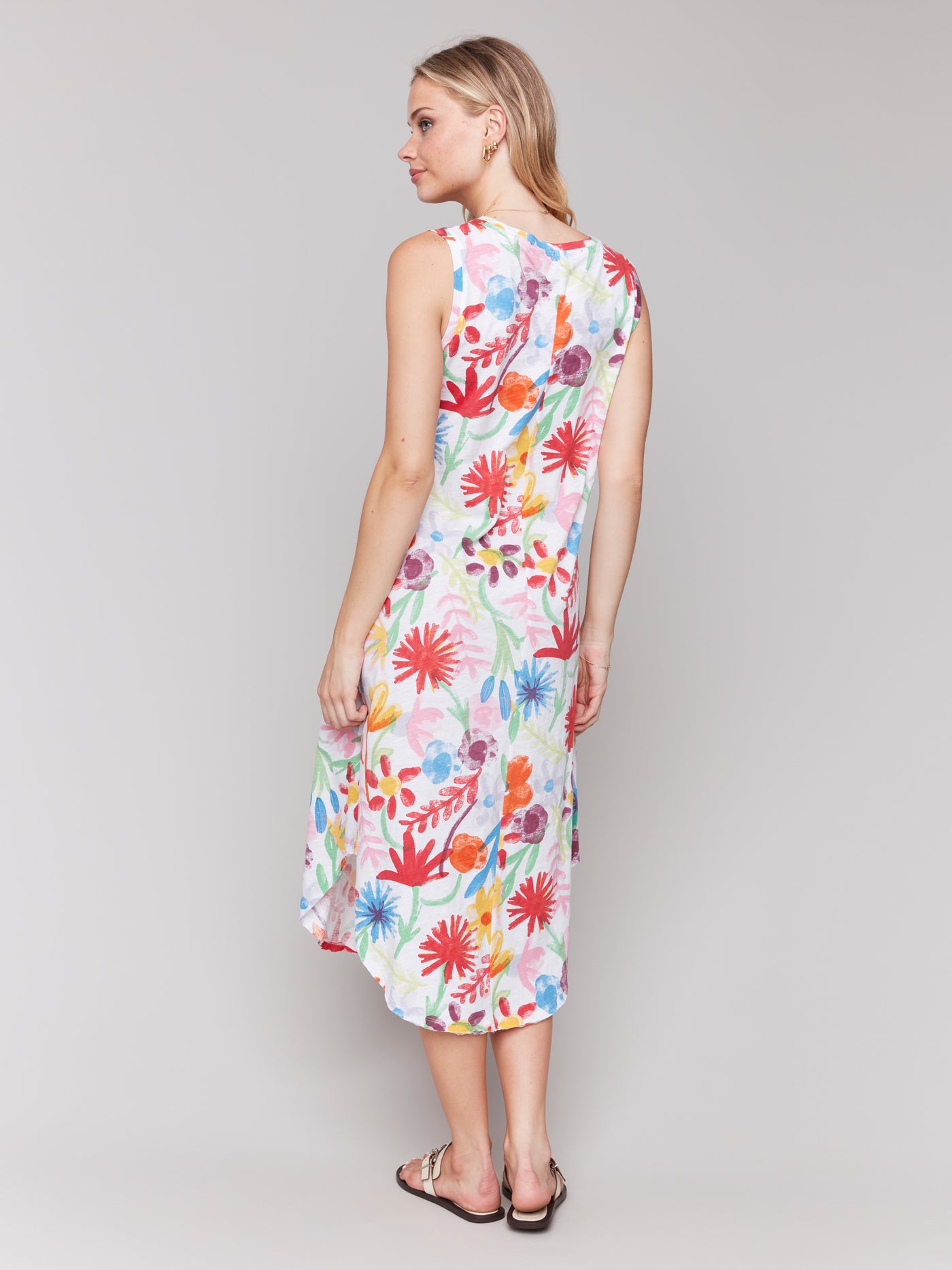 Charlie B Dress - Sleeveless V - Wildflowers