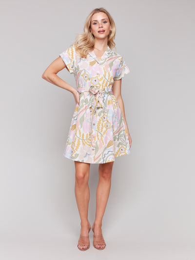 Charlie B Dress - Button Front - Pastel