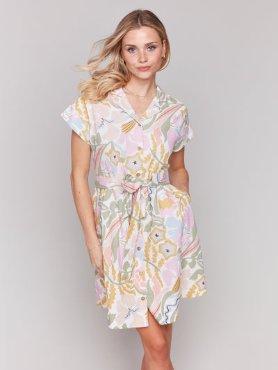 Charlie B Dress - Button Front - Pastel