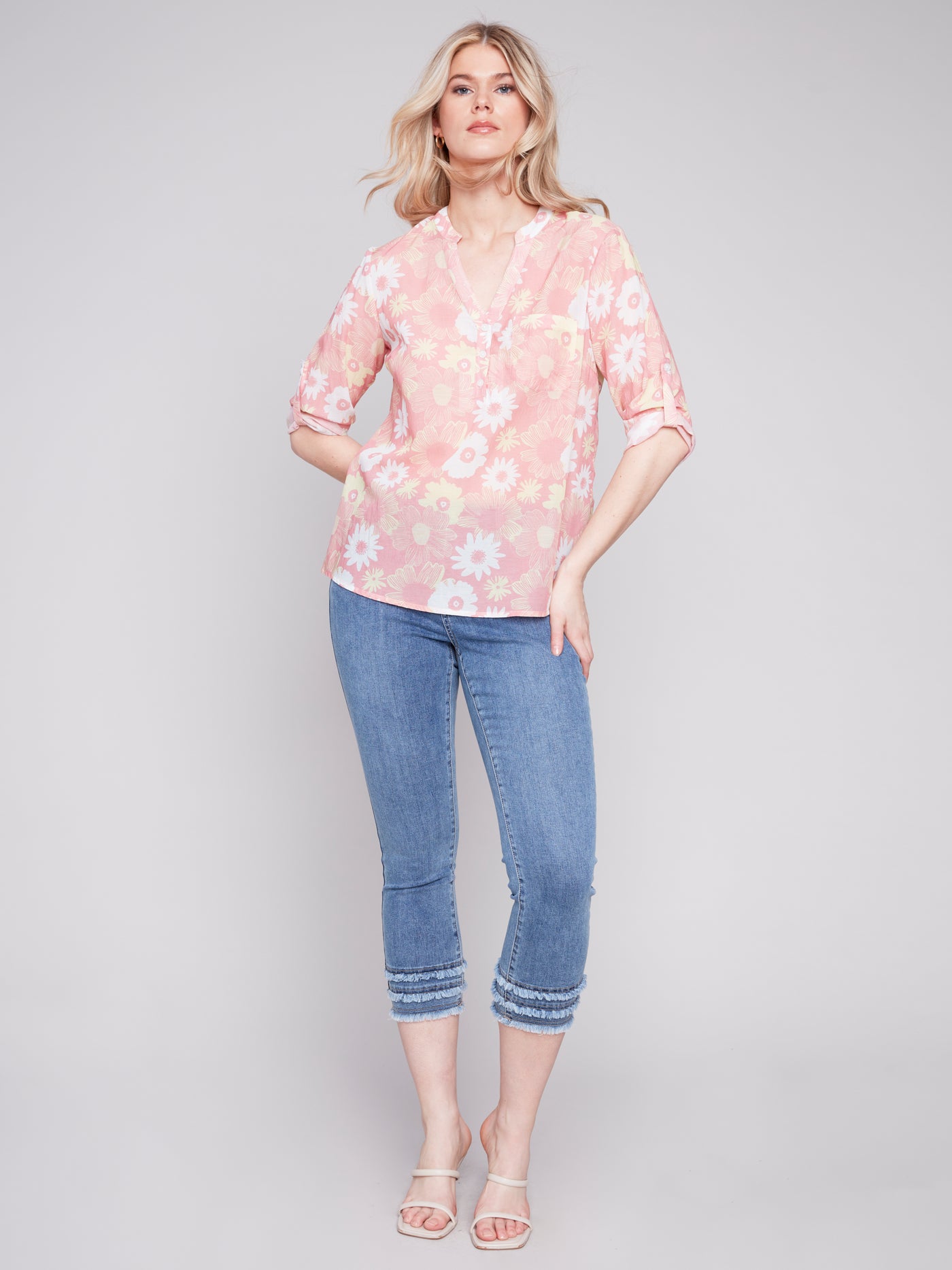 Charlie B Top - Lightweight Blouse - Cosmos