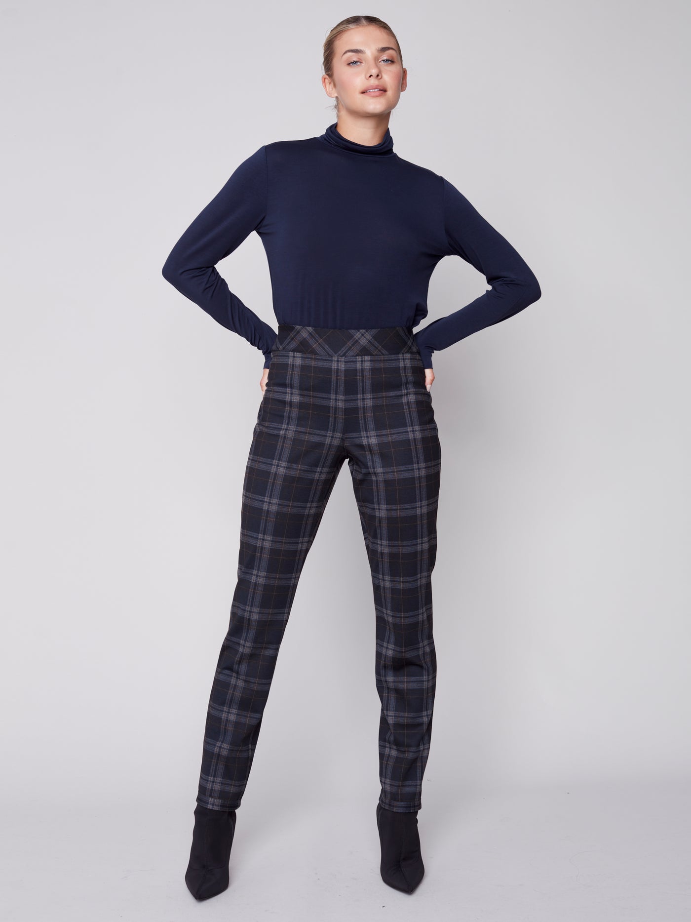 Charlie B Pant - Reversible Print - Chocolate