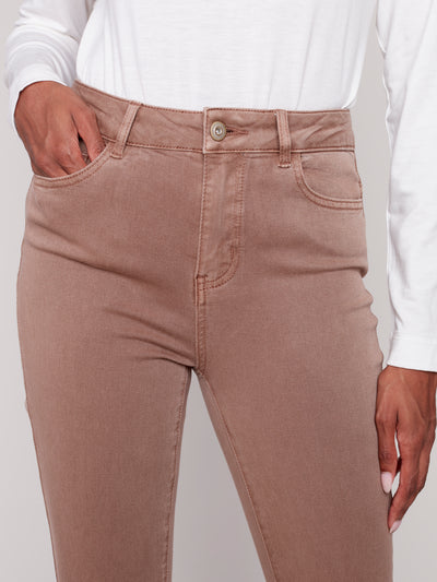 Charlie B Pant - Twill Cuff - Truffle