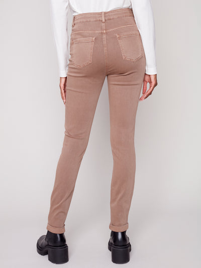 Charlie B Pant - Twill Cuff - Truffle