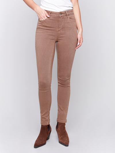 Charlie B Pant - Twill Jeans - Truffle