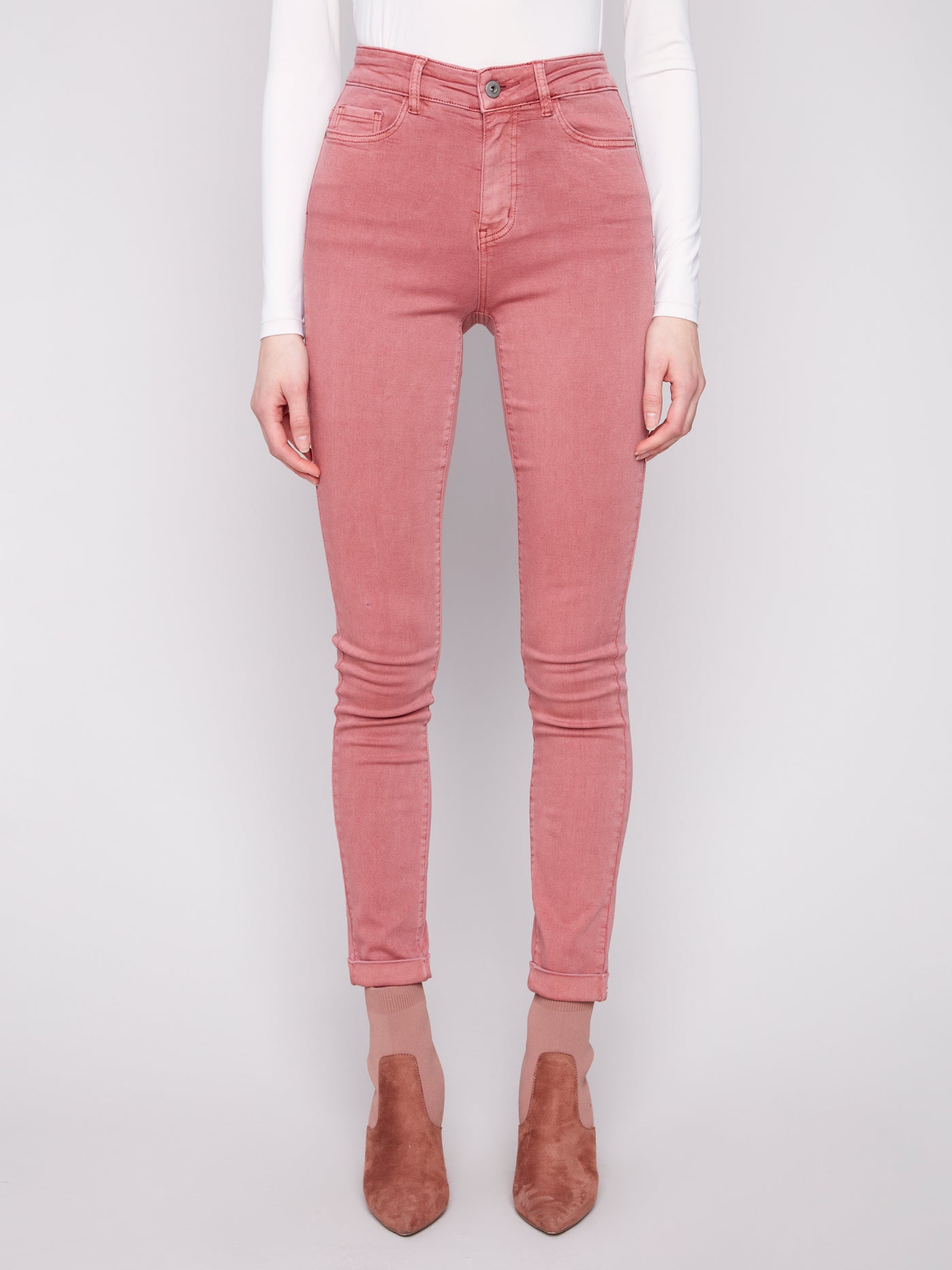 Charlie B Pant - Cuff Jean - Primrose