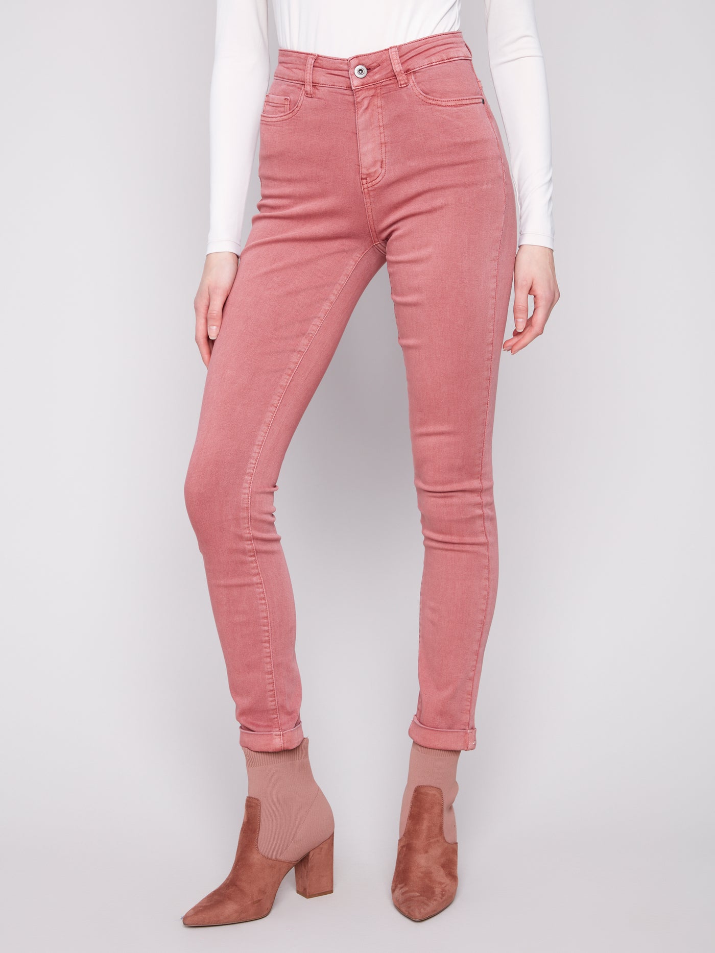 Charlie B Pant - Cuff Jean - Primrose