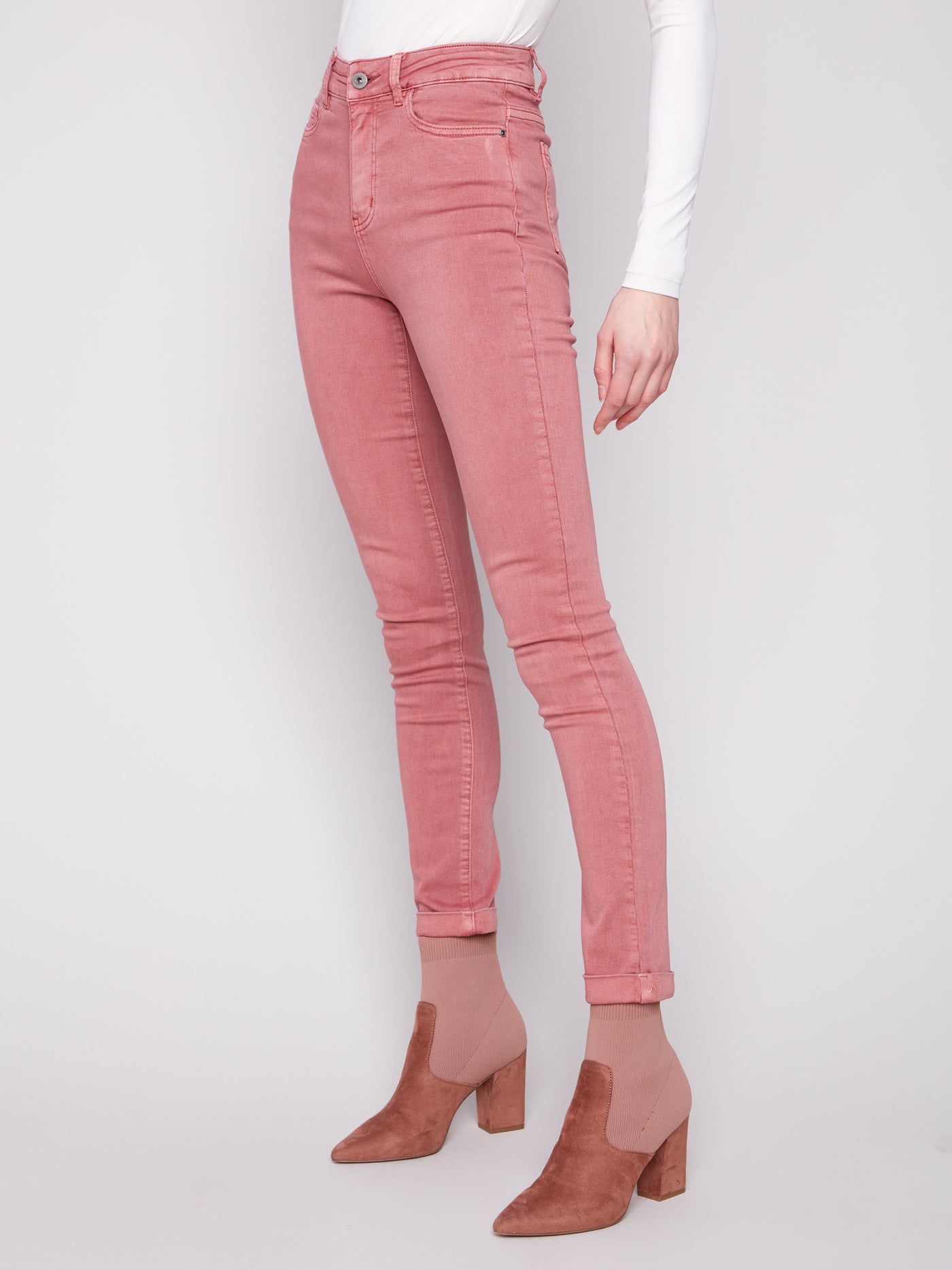 Charlie B Pant - Cuff Jean - Primrose