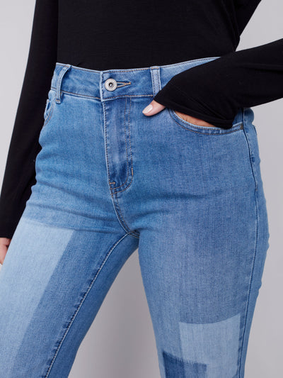 Charlie B Jean - Trompe L'Oeil Patch - Blue