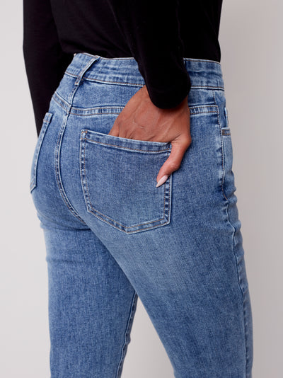 Charlie B Jean - Embroidered Detail - Blue