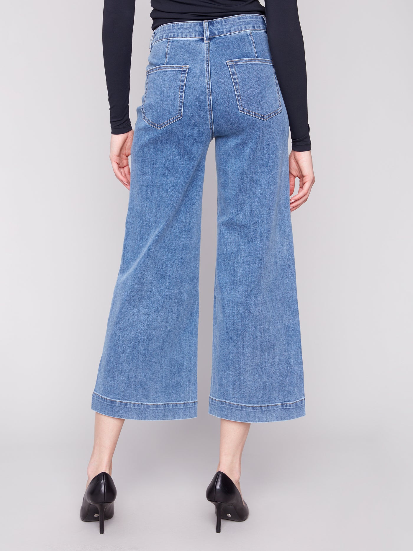 Charlie B Jean - Patch Pocket Flare - Blue