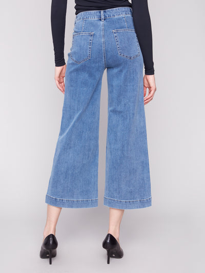 Charlie B Jean - Patch Pocket Flare - Blue