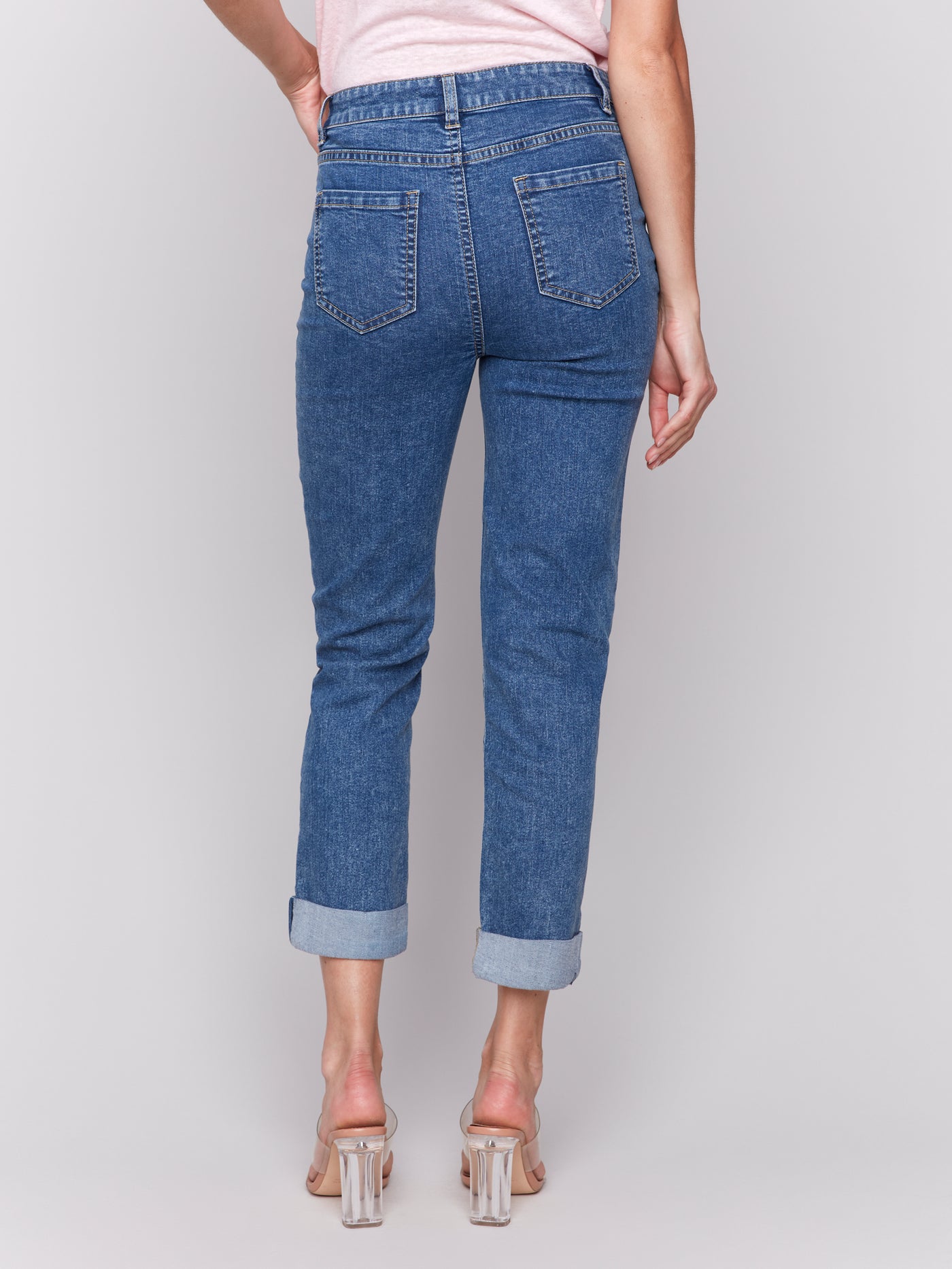 Charlie B Jean - Pin Tuck Straight - Blue