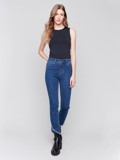 Charlie B Jean - Front Tulip Hem - Blue