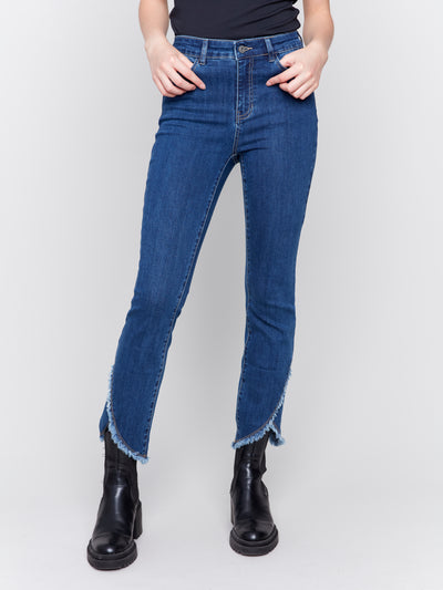 Charlie B Jean - Front Tulip Hem - Blue