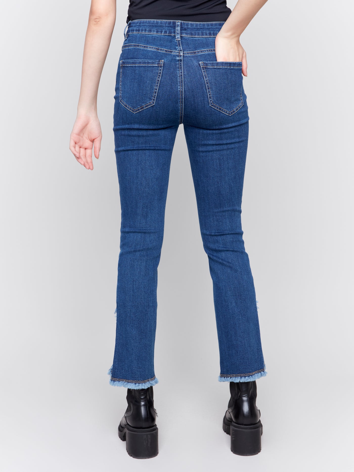 Charlie B Jean - Front Tulip Hem - Blue