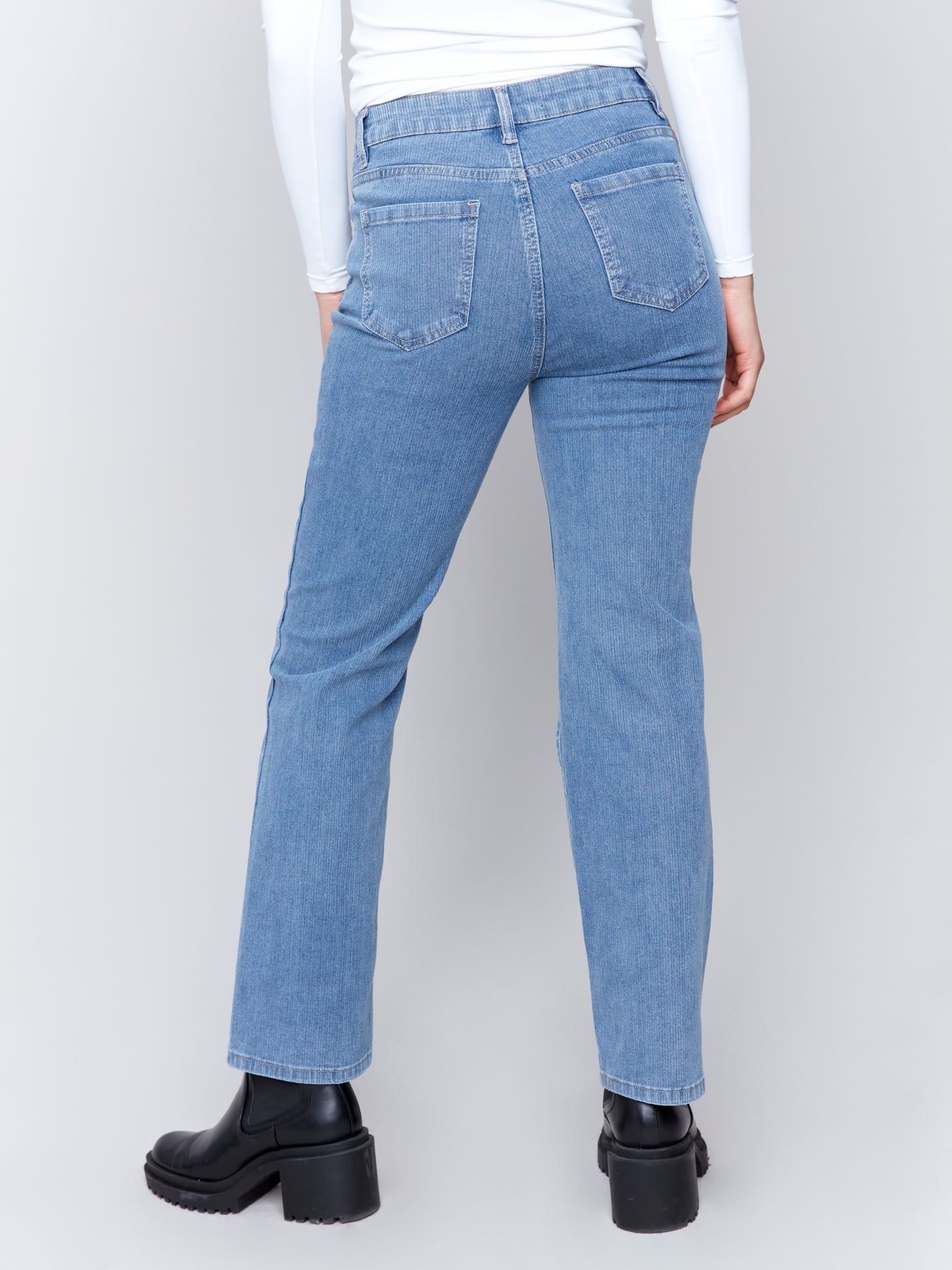 Charlie B Pant - Straight Leg Cord - Denim