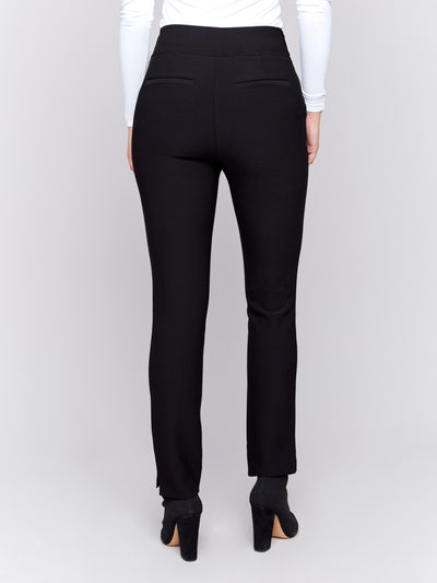 Charlie B Pant - Pull On Crepe - Black