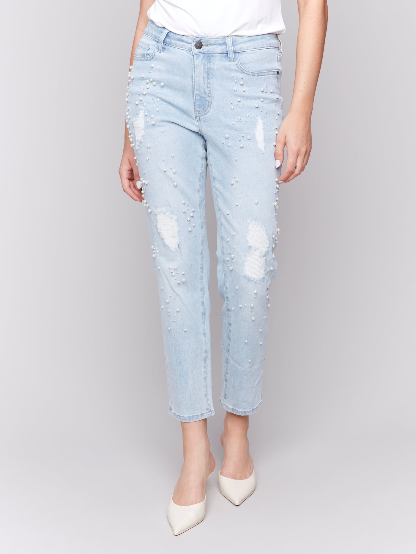 Charlie B Jean - Denim + Pearl - Blue