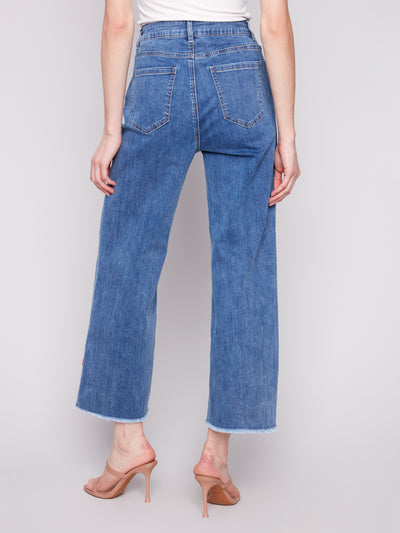 Charlie B Jean - Wide Leg Floral - Blue