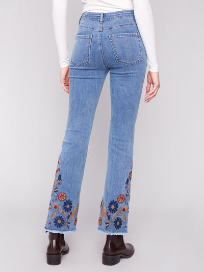 Charlie B Jean - Floral Flare - Medium Blue