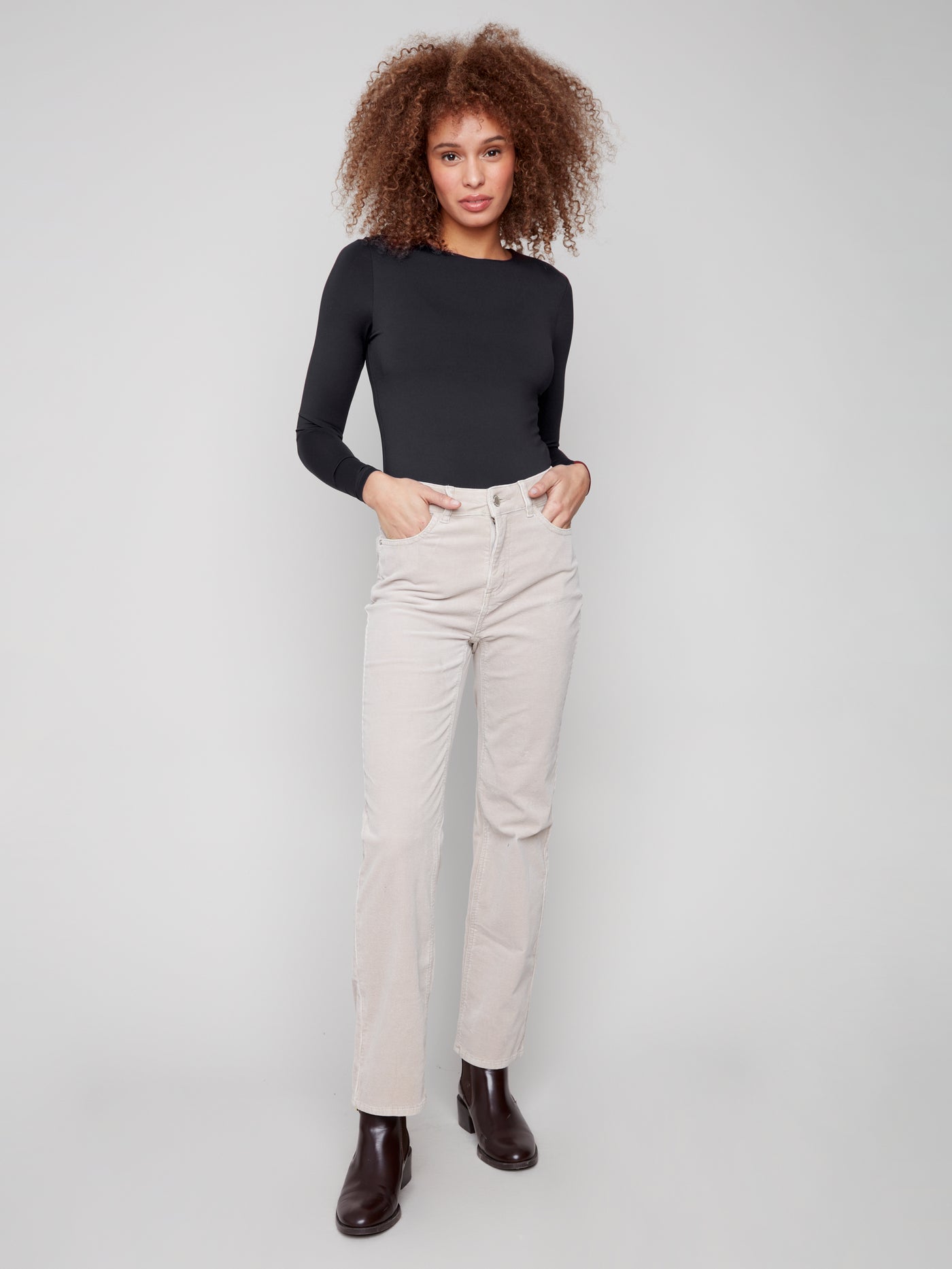 Charlie B Jean - 5-Pocket Cord - Oat