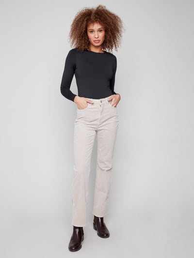 Charlie B Jean - 5-Pocket Cord - Oat