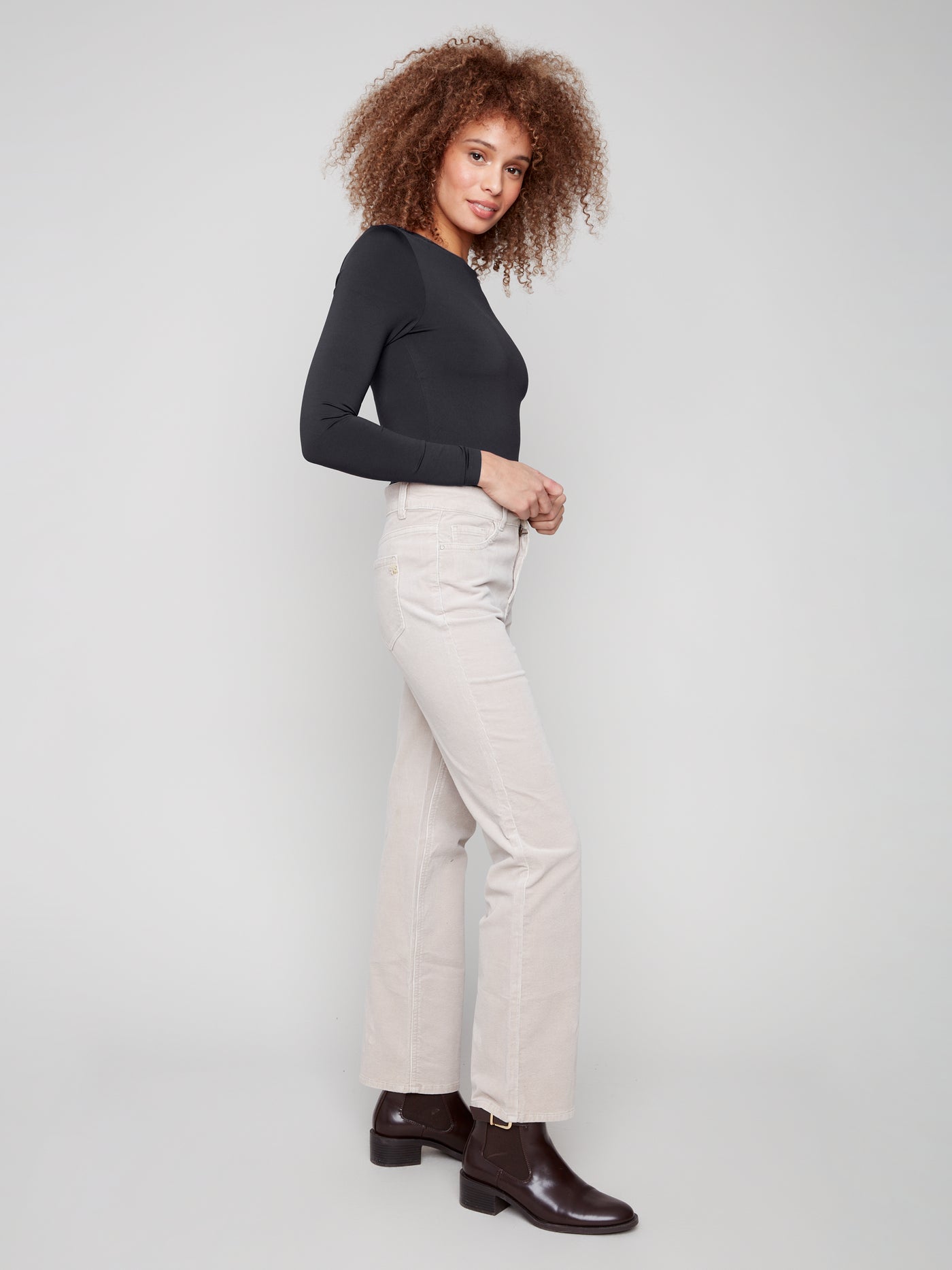 Charlie B Jean - 5-Pocket Cord - Oat