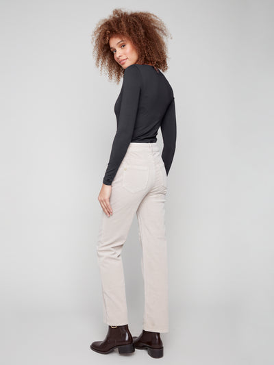 Charlie B Jean - 5-Pocket Cord - Oat