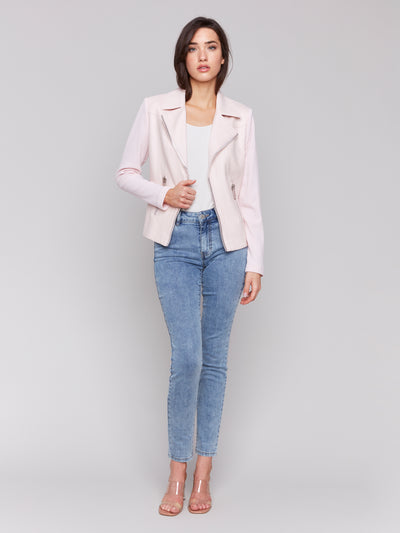 Charlie B Jacket - Moto Style - Petal