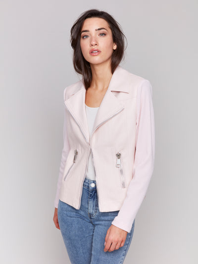 Charlie B Jacket - Moto Style - Petal