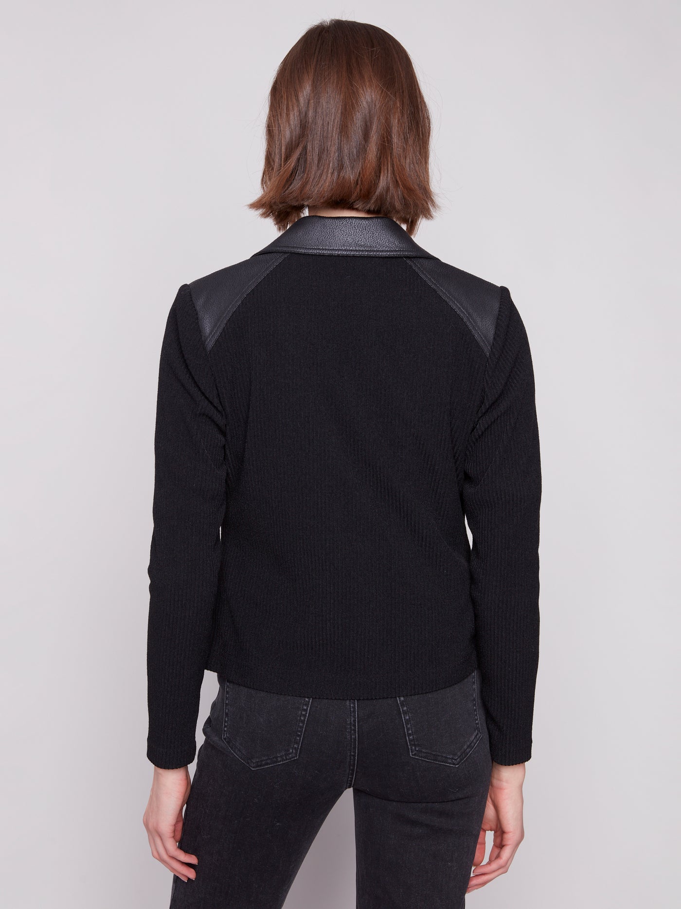 Charlie B Jacket - Moto Style - Black