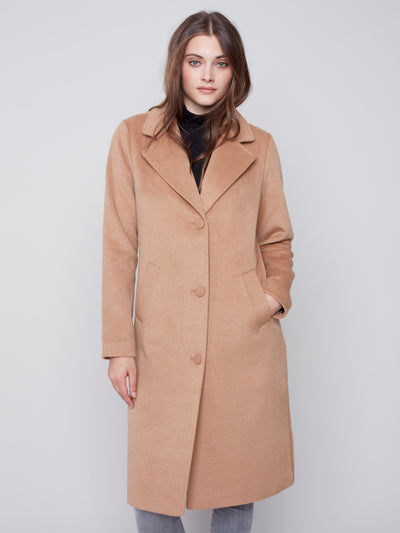 Charlie B Coat - Tailored - Truffle