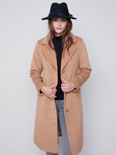 Charlie B Coat - Tailored - Truffle