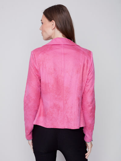 Charlie B Jacket - Vintage Faux Suede - Orchid