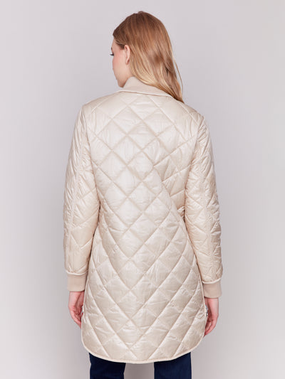 Charlie B Jacket - Quilted Reversible - Champagne