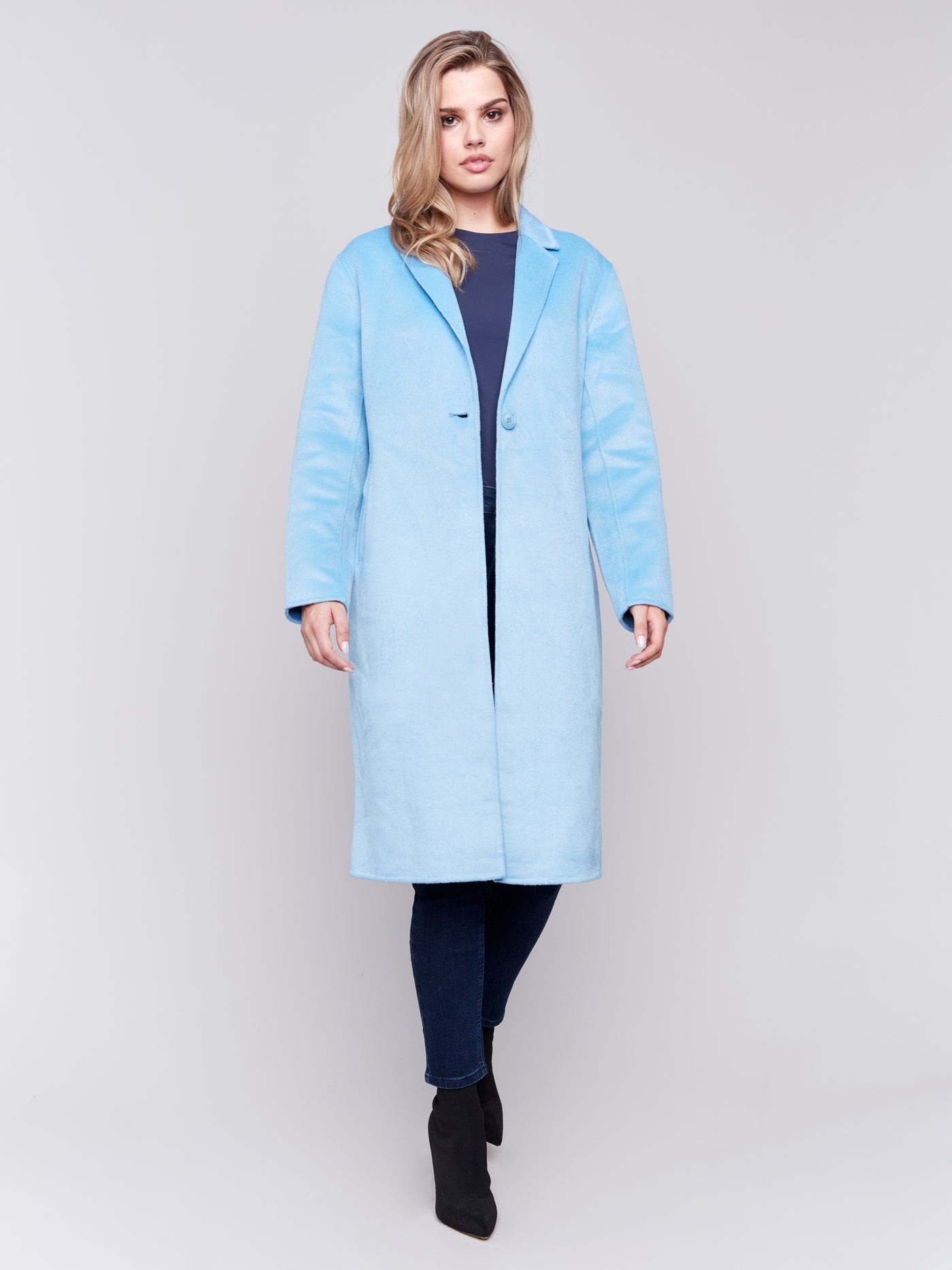 Charlie B Coat - Wool Blend - Frost