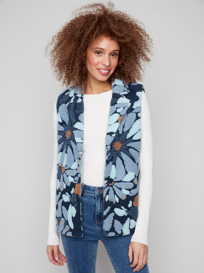 Charlie B Vest - Fleece Sherpa - Oxford
