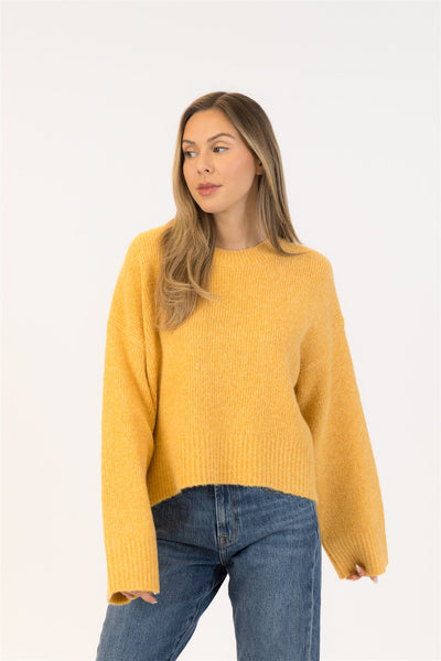 Lyla+Luxe Top - Evaluxe Crew - Gold